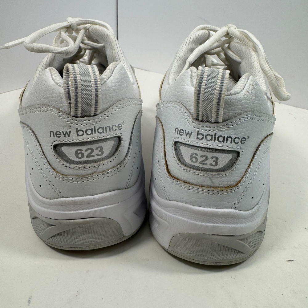 New Balance 623 Mens Walking Shoes White Leather Comfort Size US 11 - Picture 7 of 12